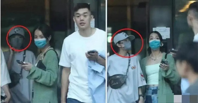 Nữ diễn viên tránh né ống kính báo chí