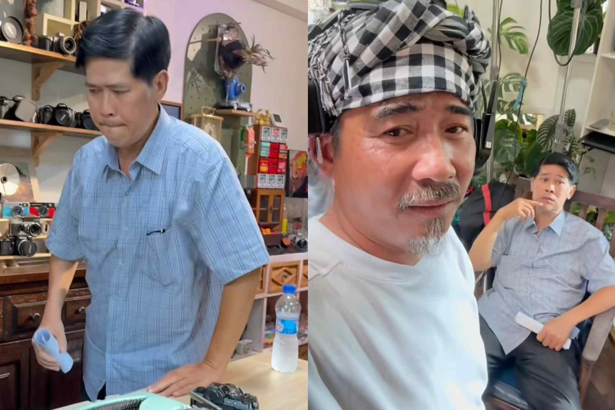 Phước Sang trên phim trường Làm giàu với ma 2