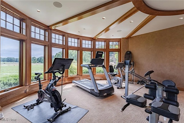 Phòng tập gym riêng biệt trong nhà
