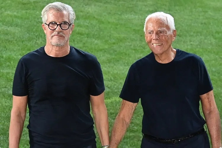 Giorgio Armani cùng Leo Dell’Orco