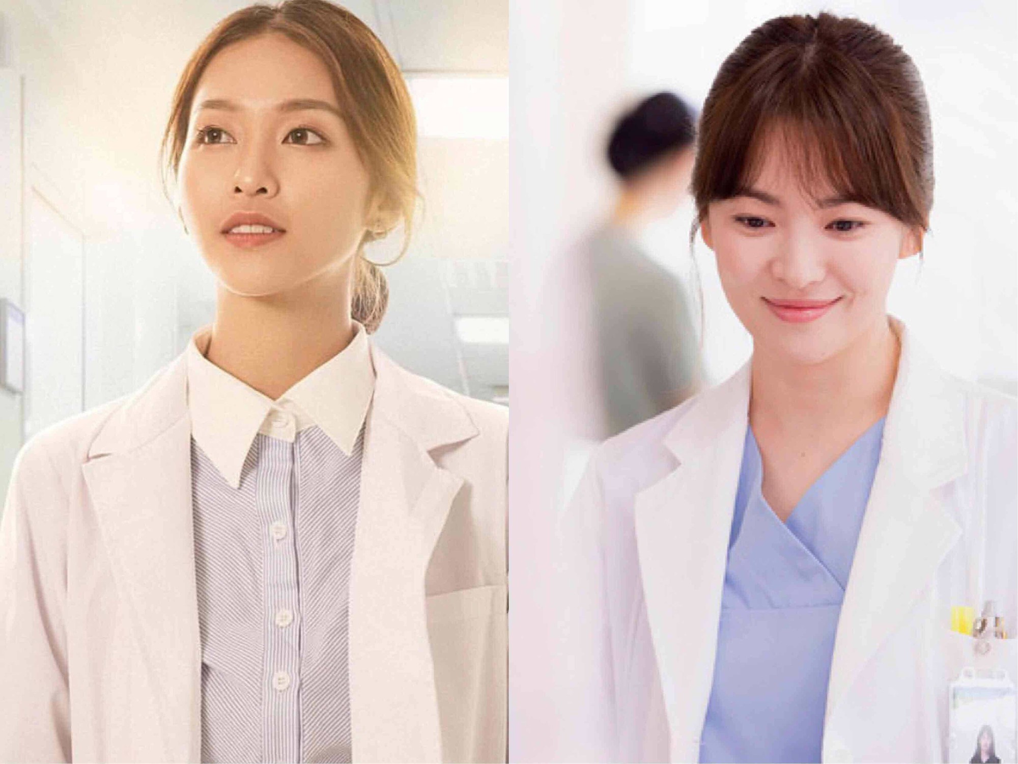 Khả Ngân trong tạo hình bác sĩ
