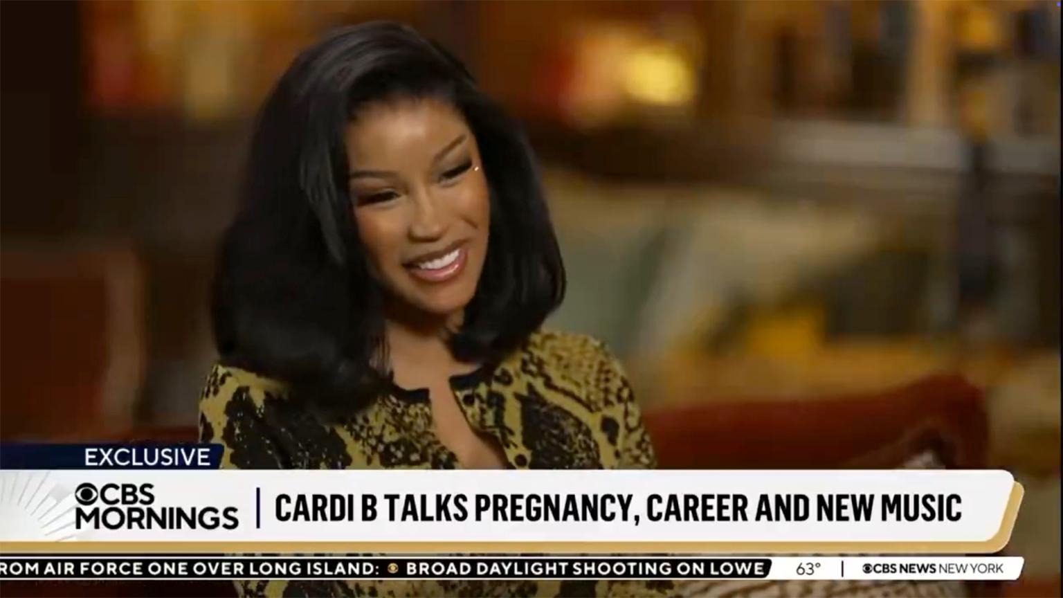 Cardi B vui vẻ thông báo mang thai lần thứ 4