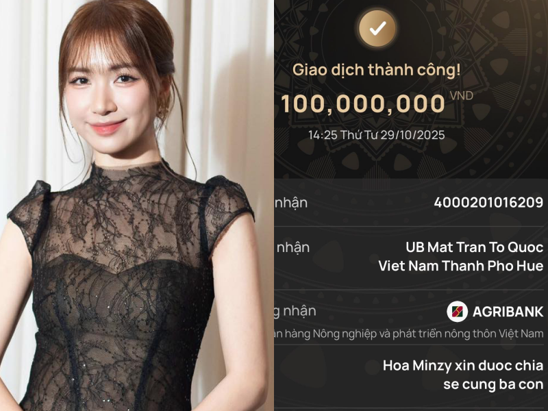 Hòa Minzy gửi gắm tình cảm đến người dân Huế