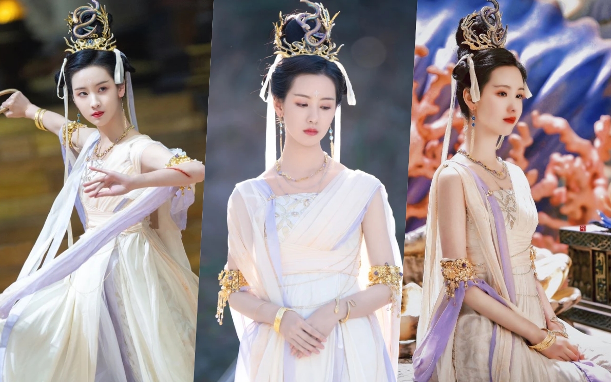 Tứ đại mỹ nhân phải có thêm người thứ 5 mới đúng: Tranh vẽ cũng khó đẹp được vậy, thần nữ phải chịu thua 3 phần- Ảnh 9. Bộ ảnh mừng sinh nhật của Trần Đô Linh gợi nhớ vai diễn Thiên Hoan trong Trường Nguyệt Tẫn Minh. Đây là bộ phim giúp Trần Đô Linh đổi đời, vụt sáng thành sao.