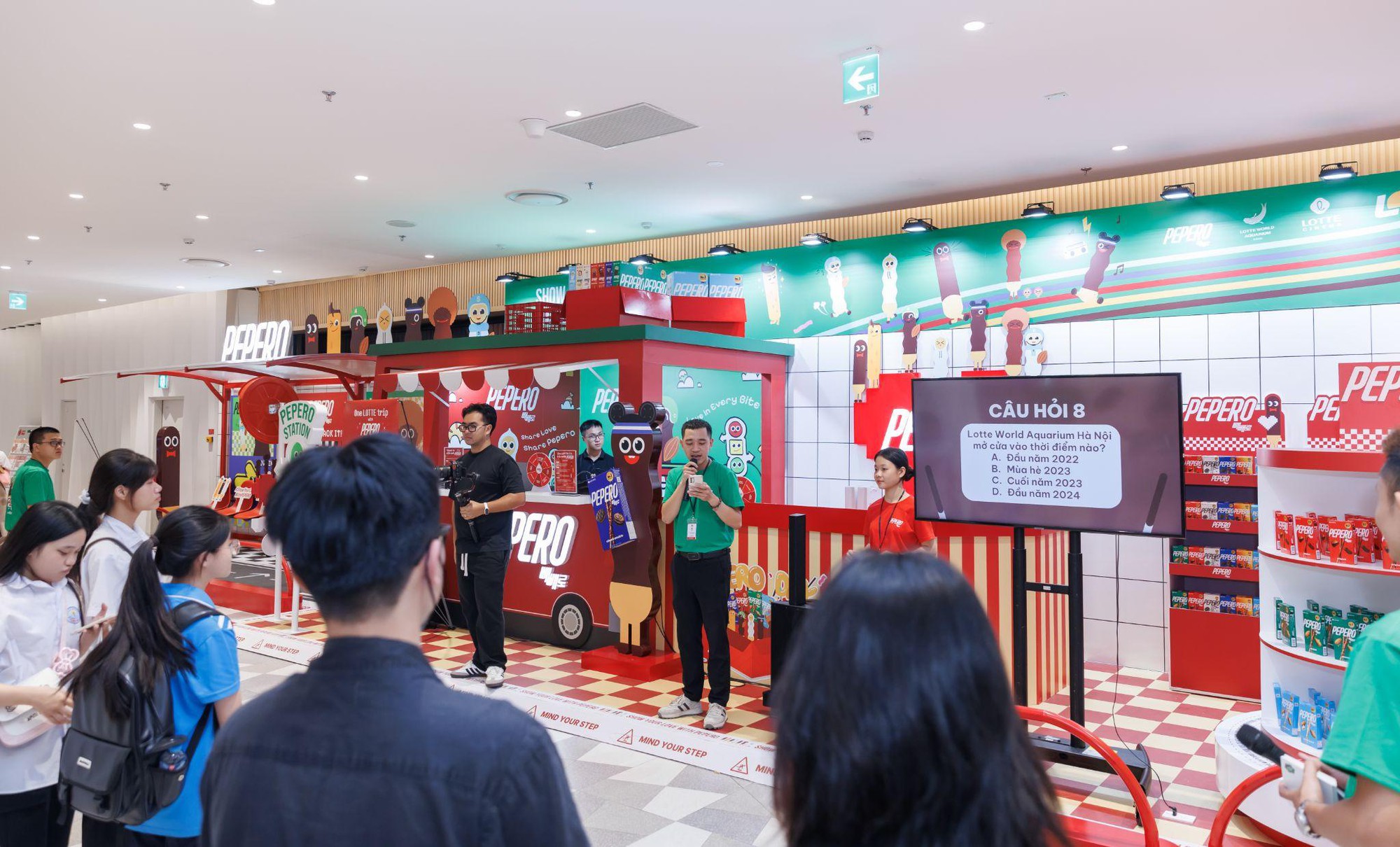 Chương trình Quiz show của PEPERO Quiz show tại Pop-up Store