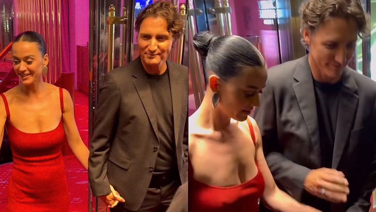 Katy Perry công khai yêu cựu Thủ tướng Canada- Ảnh 2. Ông Justin nắm tay không rời người đẹp kém 13 tuổi.
