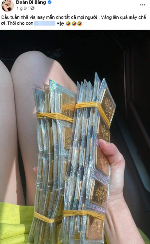 100 cây vàng của Đoàn Di Băng- Ảnh 2. Bài đăng của Đoàn Di Băng năm 2022