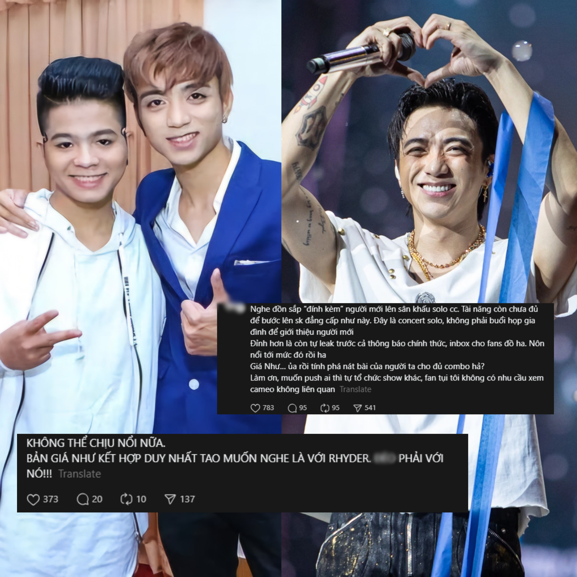 Bài đăng phản ứng gay gắt của fan