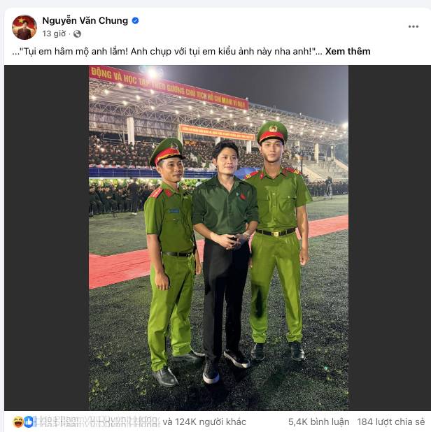 Chia sẻ của nhạc sĩ Nguyễn Văn Chung về bức ảnh Lời chia sẻ của nam nhạc sĩ trên mạng xã hội