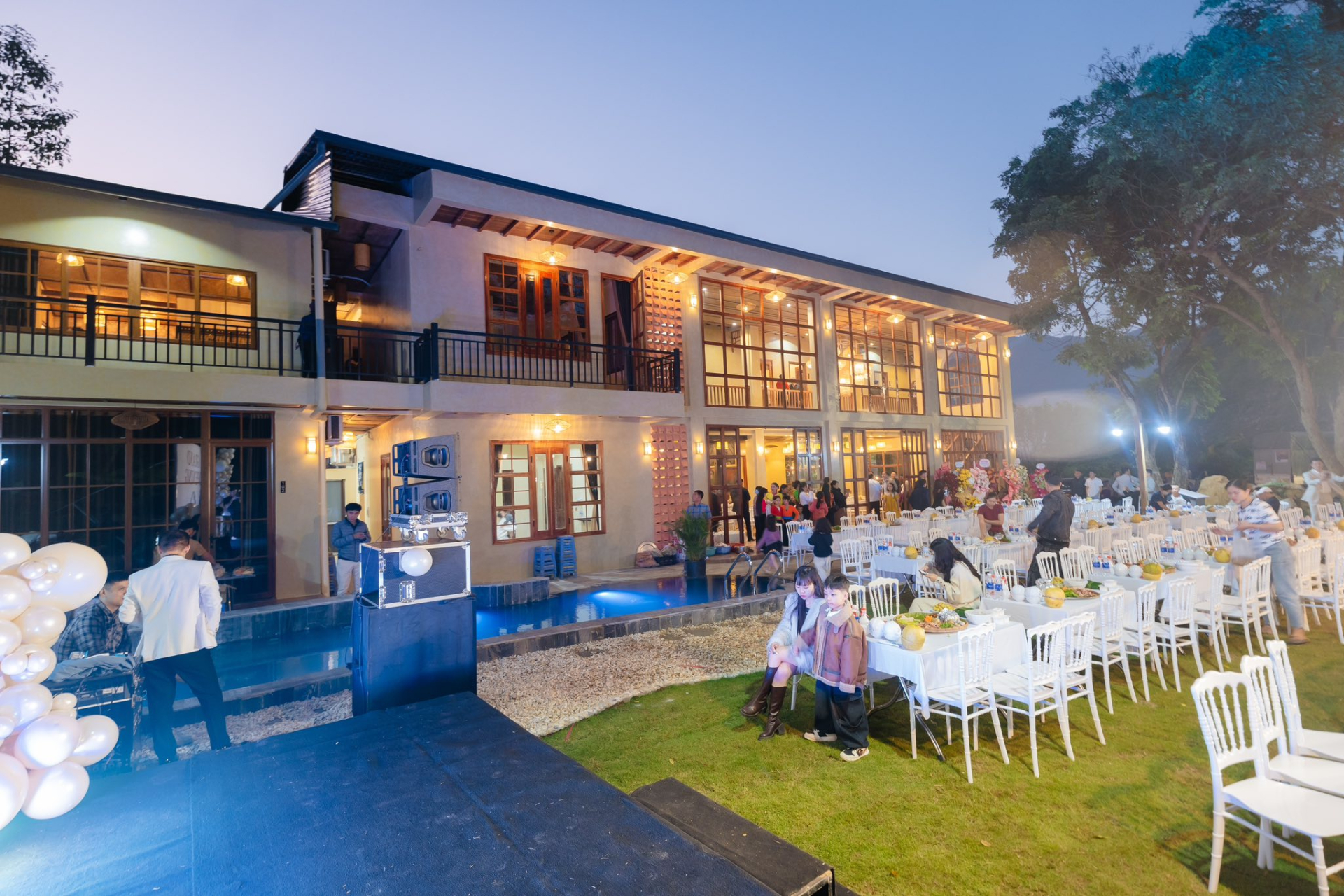 Cơ ngơi homestay do vợ Hà Việt Dũng quản lý tại quê nhà