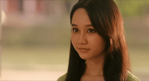 Trúc Anh với ánh mắt buồn