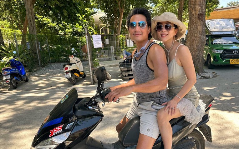 MC Nguyễn Cao Kỳ Duyên và chồng cũ tại đảo Ko Samed