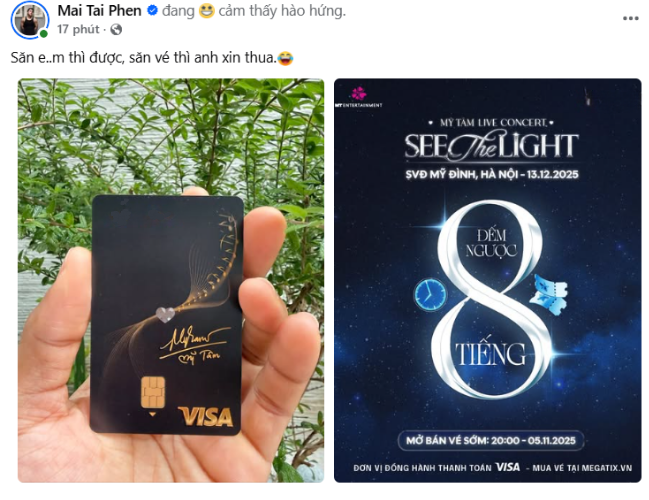 Dòng trạng thái gây chú ý của Mai Tài Phến