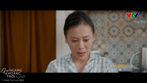 Phương Oanh trong cảnh phim cảm xúc cao trào