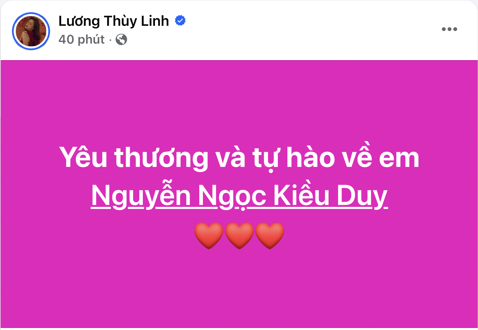 Lương Thuỳ Linh và Yến Nhi động viên Kiều Duy
