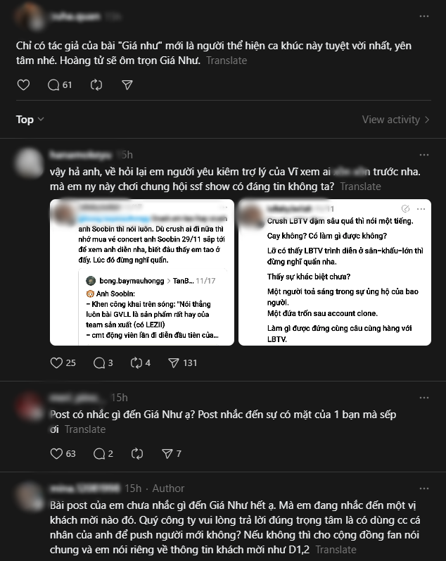 CEO SS Label phát biểu