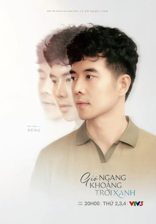 Hình ảnh Dũng với mái tóc xoăn bồng bềnh Nhân vật Dũng với vẻ ngoài trẻ trung hiền lành