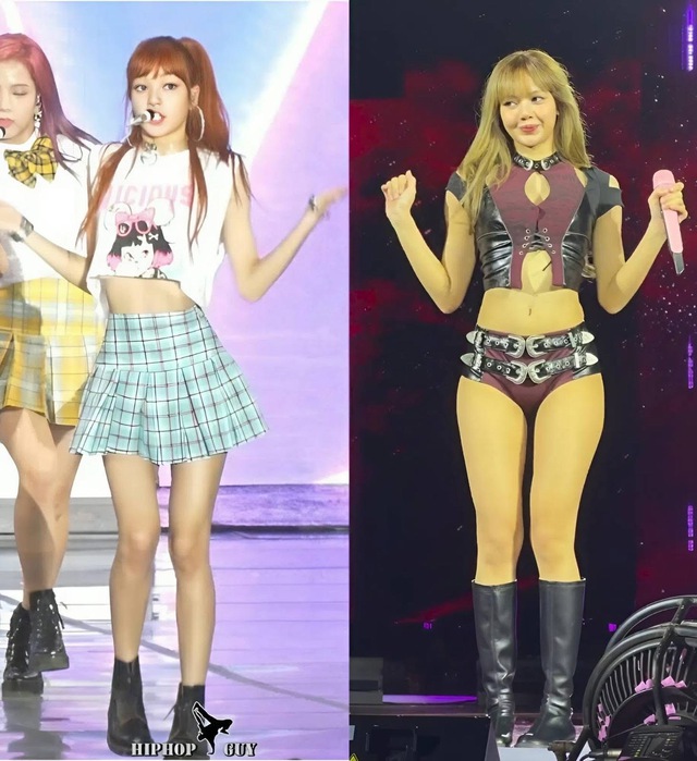 Vóc dáng thay đổi của Lisa từ thời mới debut đến hiện tại