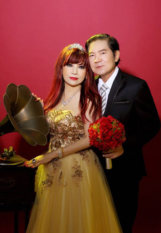 Bảo Yến và chồng Vợ chồng danh ca Bảo Yến