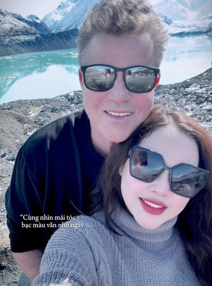 Trương Phương với chồng Trương Phương và chồng Tây