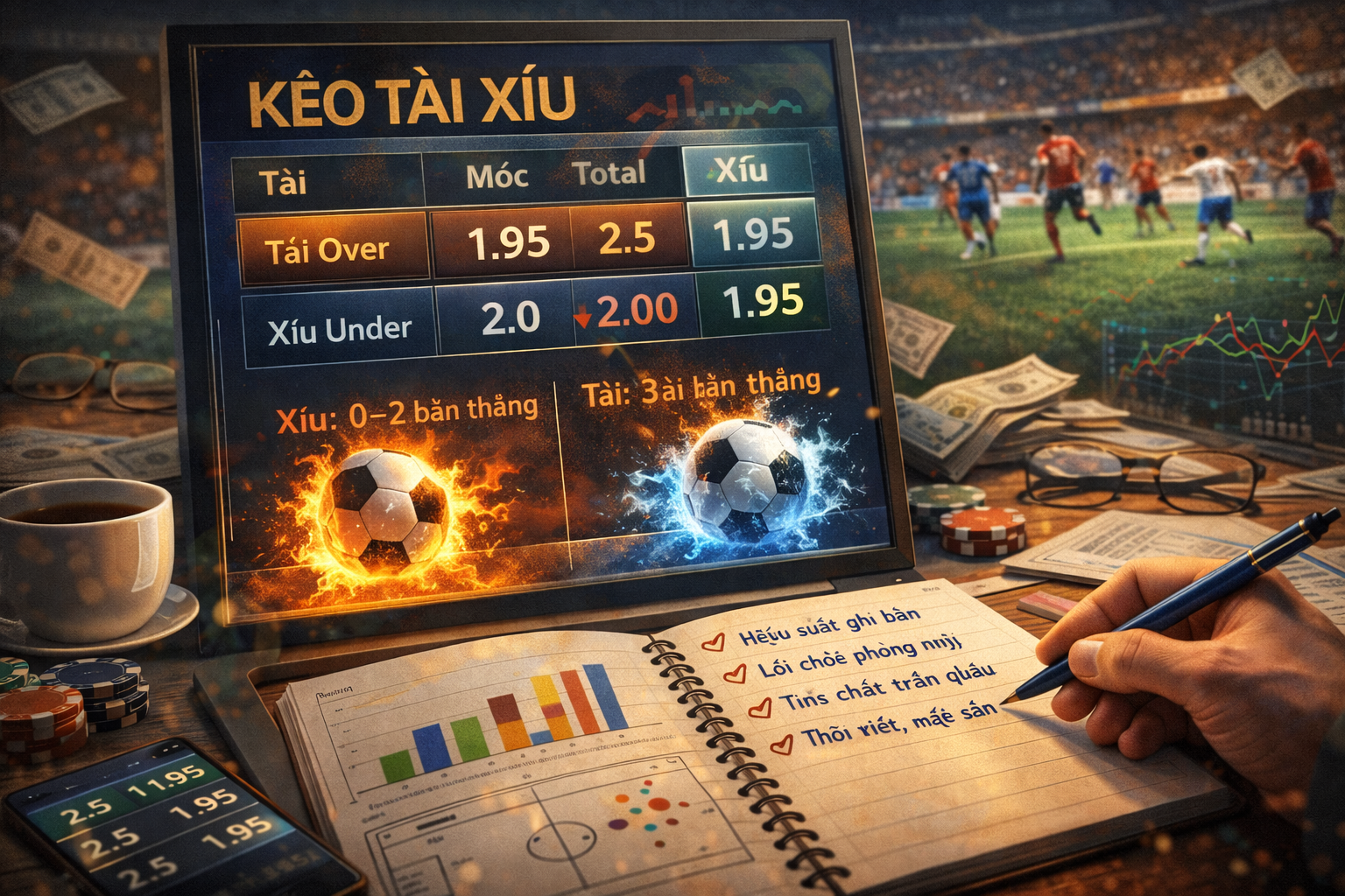 Kèo Tài Xỉu và dự đoán bóng đá