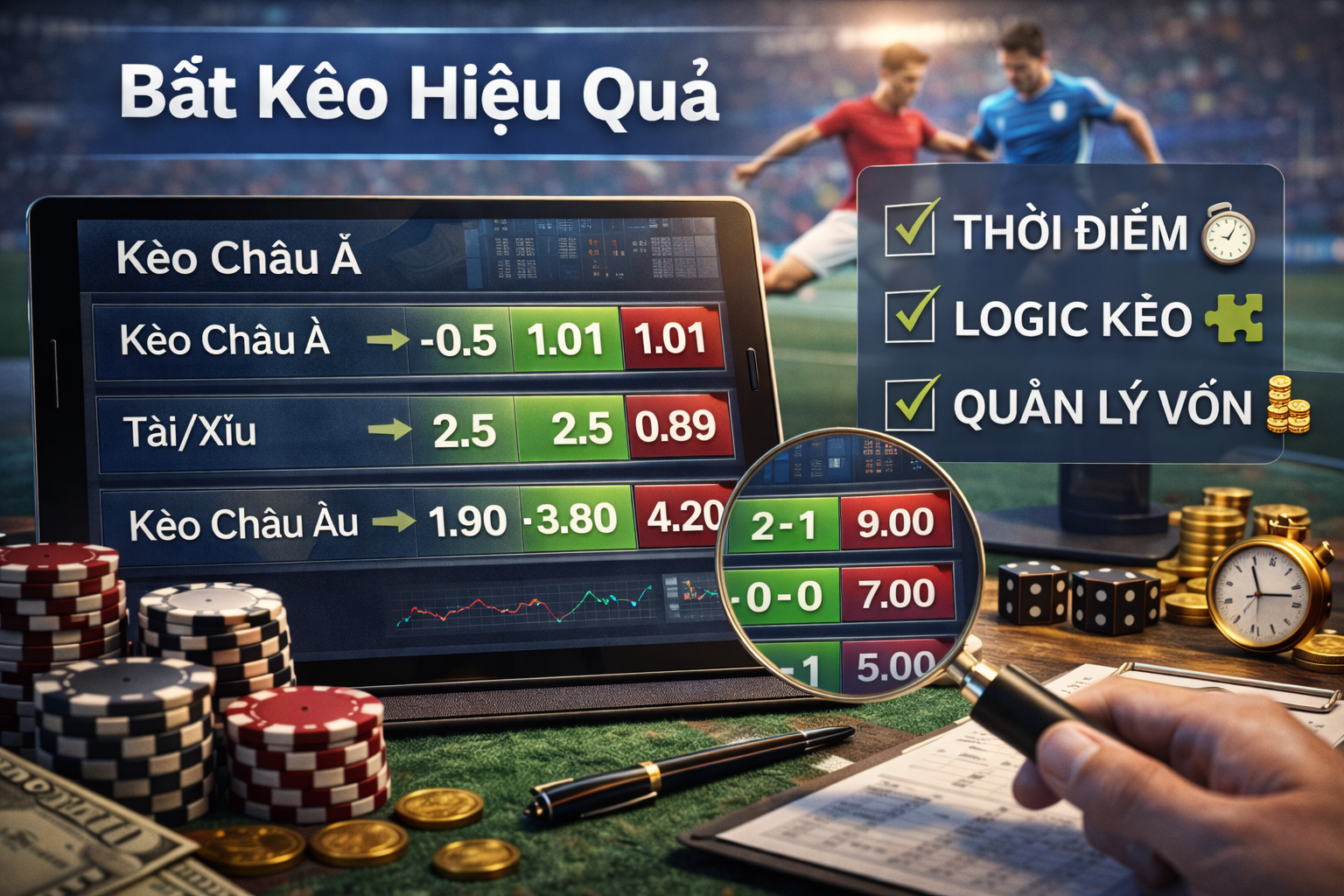 Bắt kèo và chiến lược vòng đấu