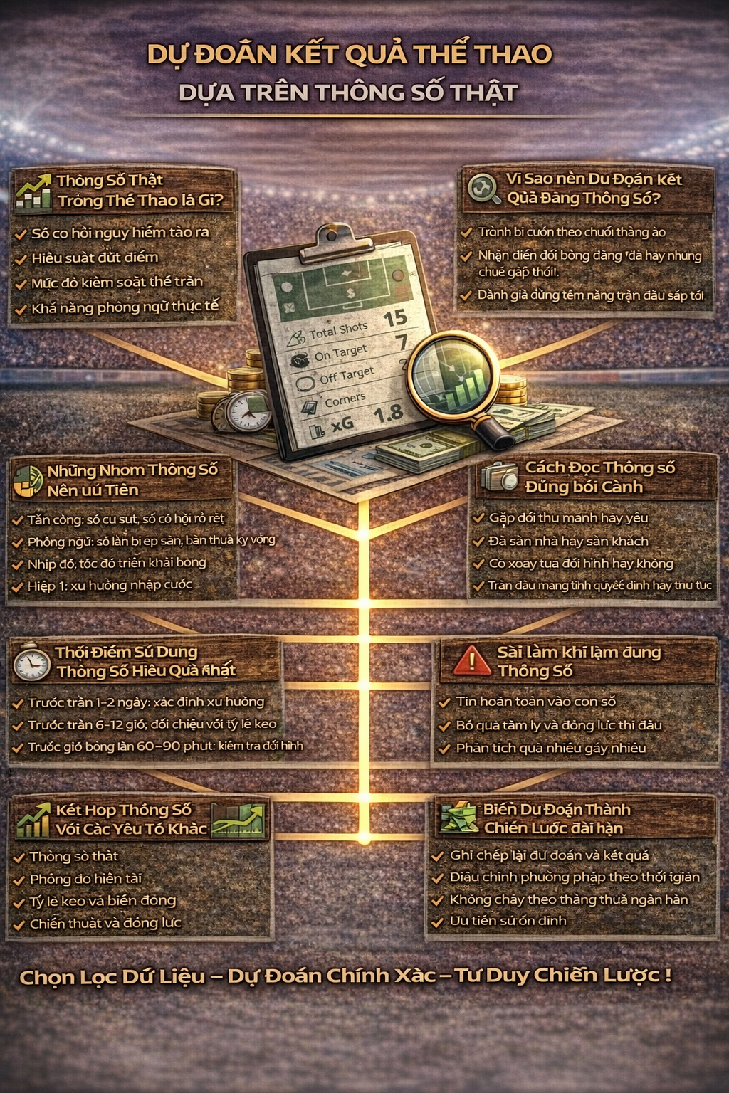 Dự đoán thể thao qua thông số