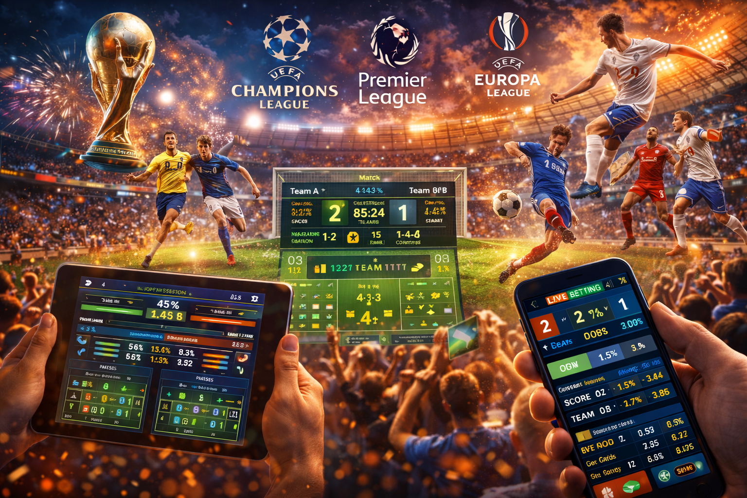 Cược bóng đá trực tuyến sôi động